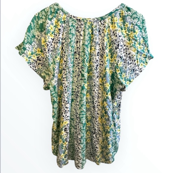 LOFT Multicolor Floral Blouse - Picture 5 of 7